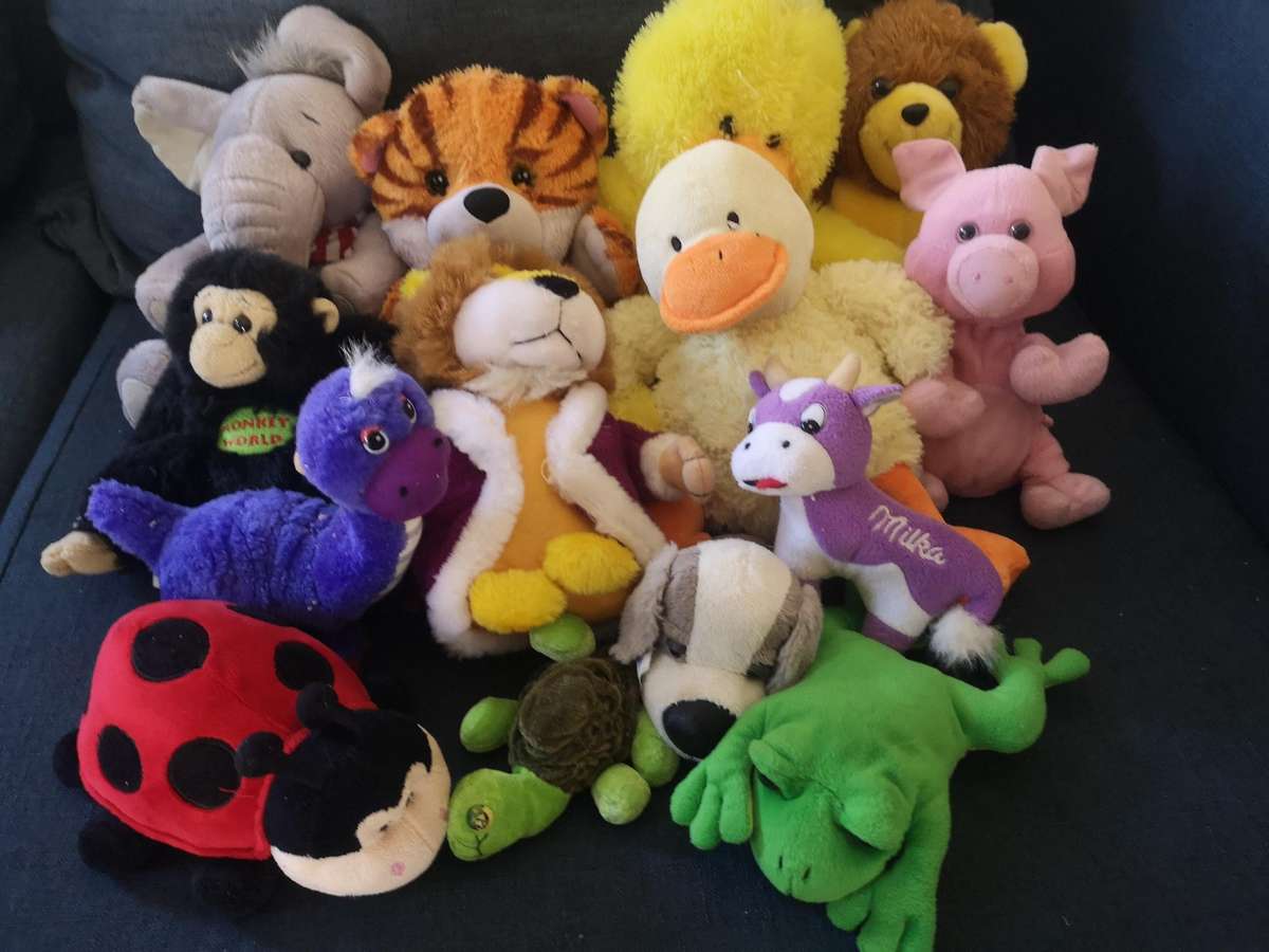 Mixed Stuffed Toy Lot