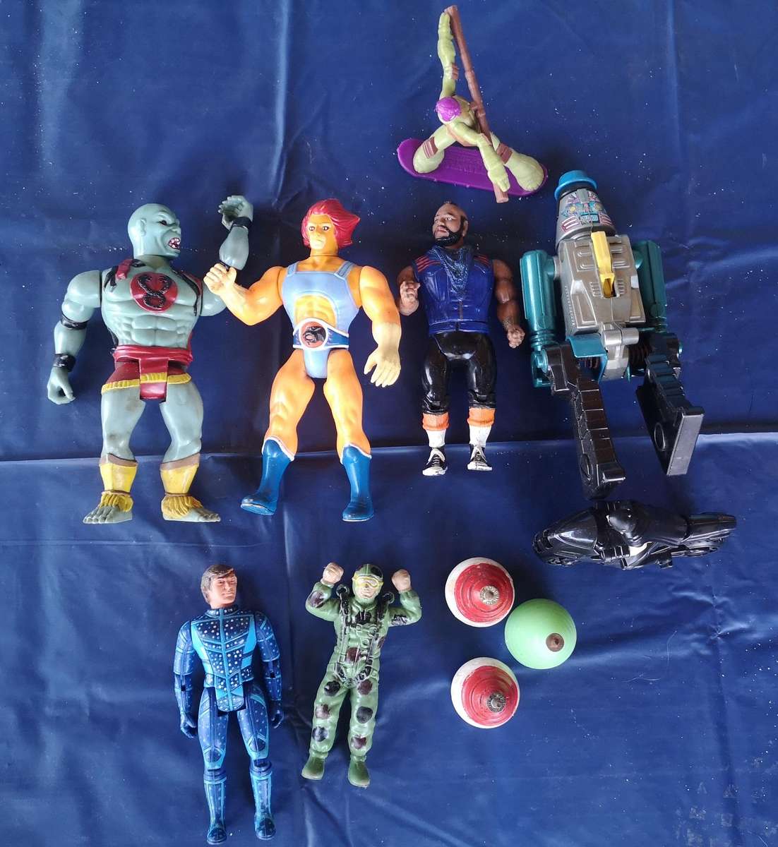 Vintage Figurine Lot - Thundercats and BA Baracus