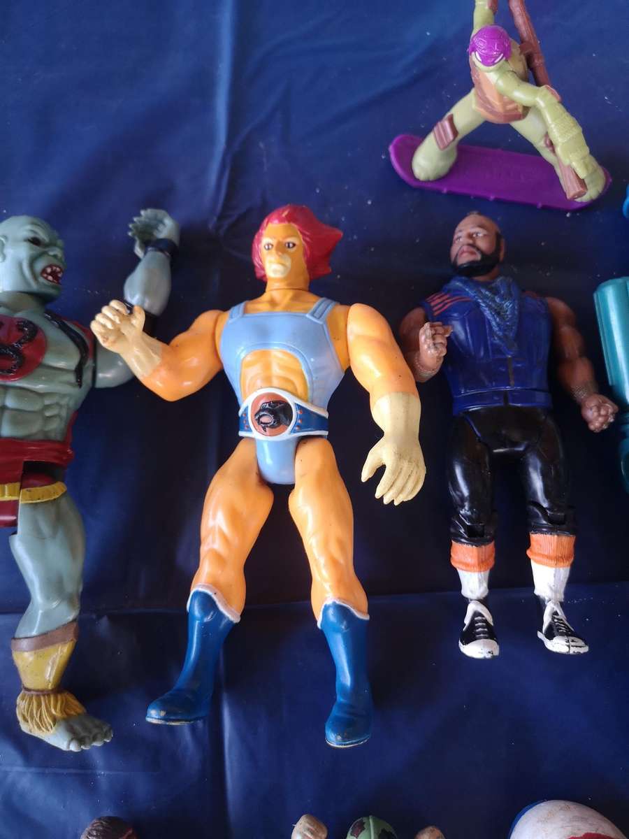 Vintage Figurine Lot - Thundercats and BA Baracus