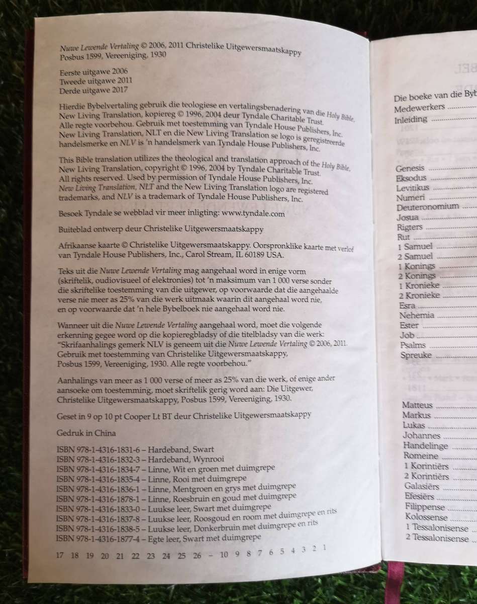 Die Bybel - Nuwe Lewende Vertaling