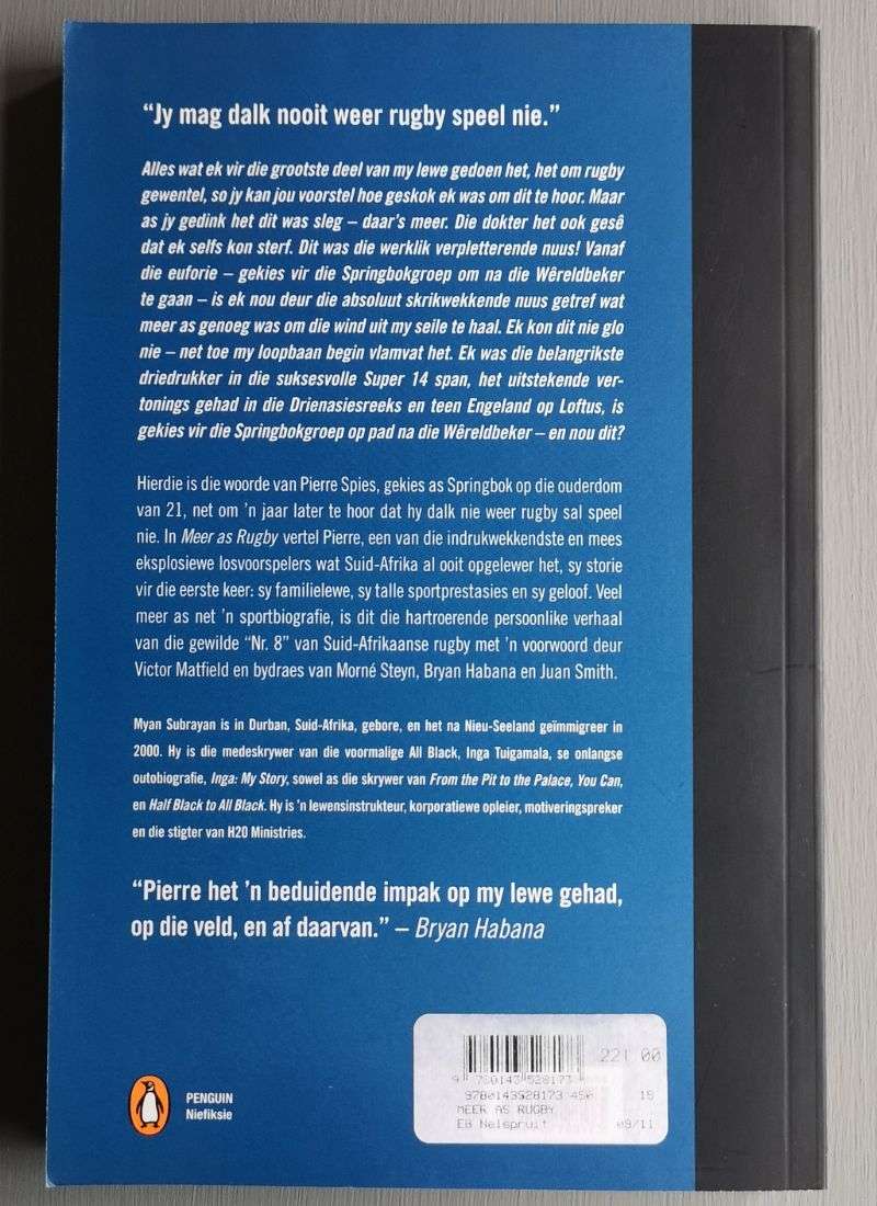 Pierre Spies  Meer as Rugby