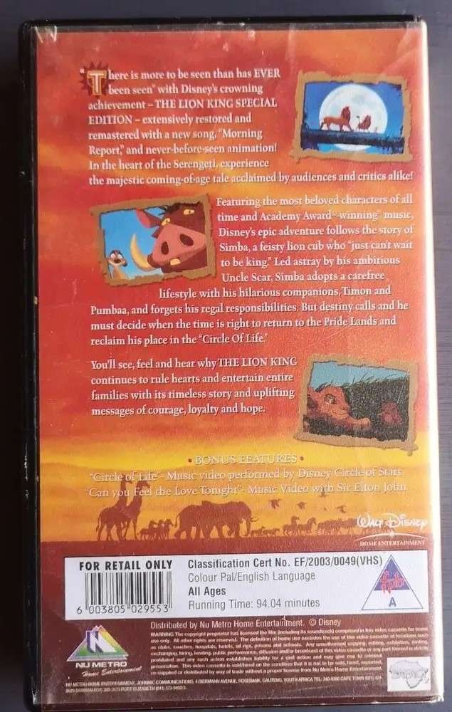 The Lion King (VHS)