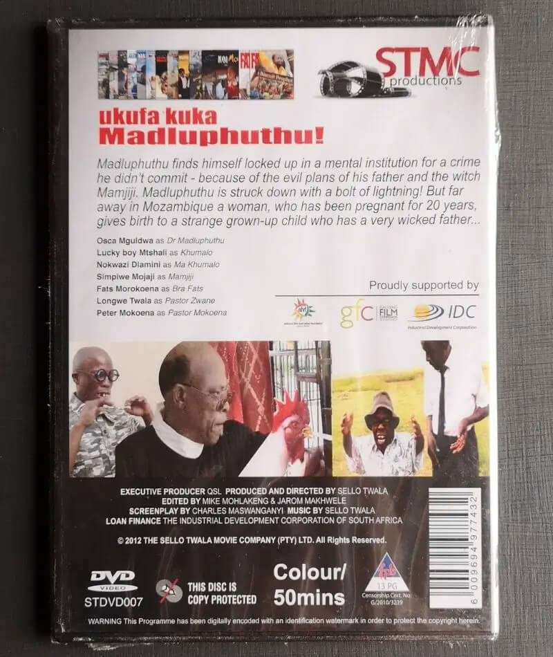 Ukufa Kuka Madluphuthu (DVD, Sealed)