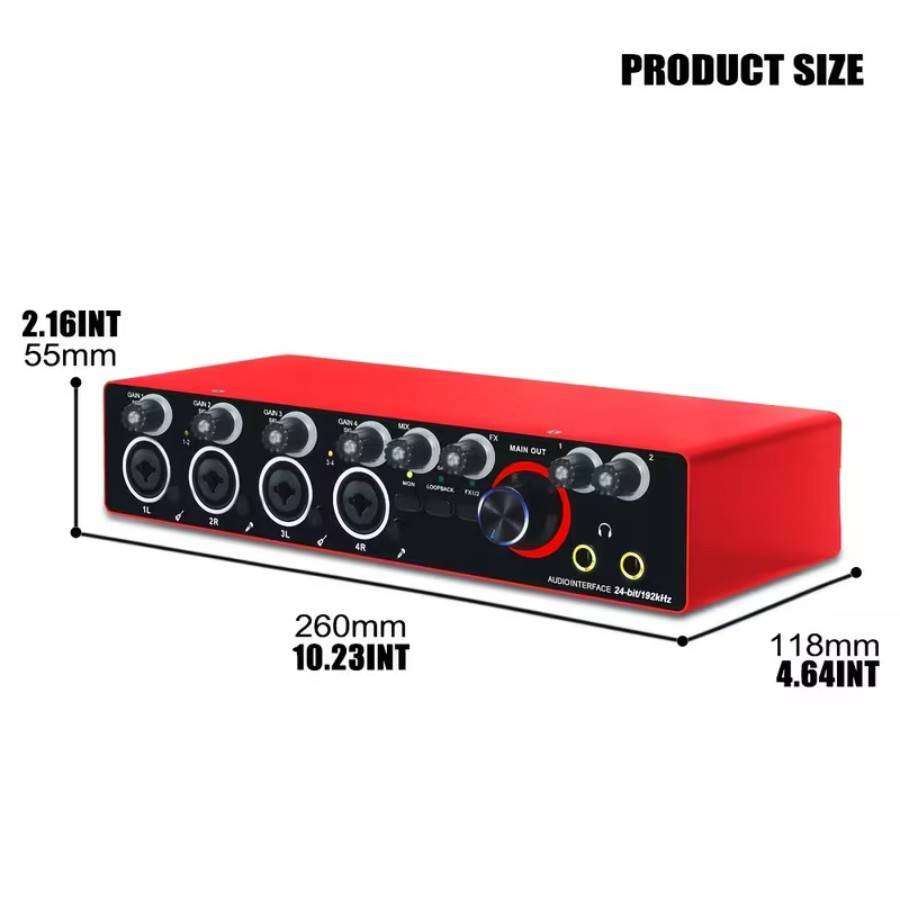 Mixing/Podcast combo - 8 Channel Audio Mixer and 4 Channel Audio Interface - REDUCED!!!
