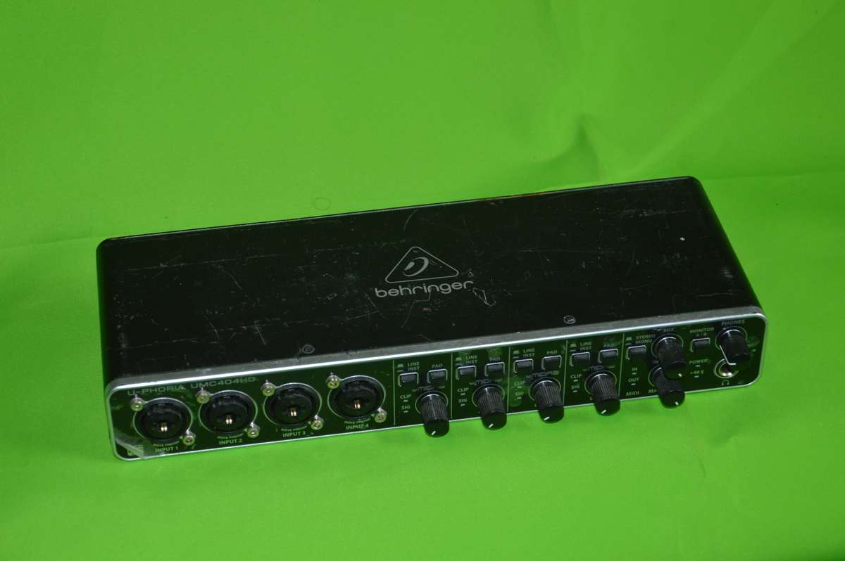Behringer U-PHORIA UMC404HD USB Audio Interface, 4-in 4-out - REDUCED TO GO!