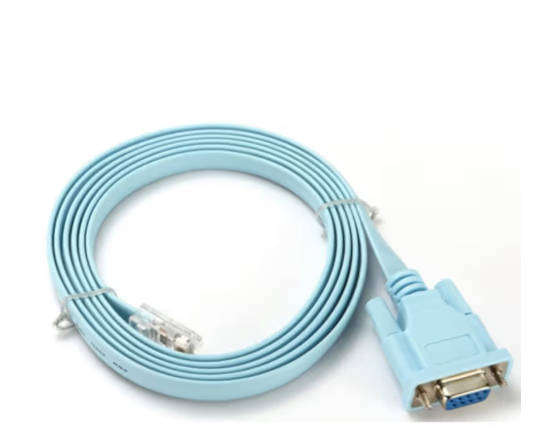 Genuine Cisco Console Cable. Rollover 1.5m RJ45 to Serial RS232/DB9 Female