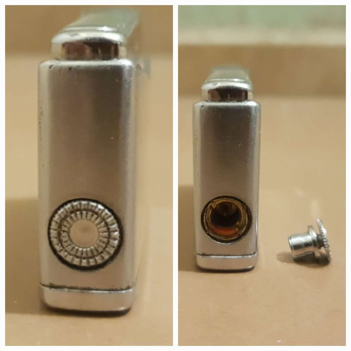 Vintage Nichika Japan Jet Flame Patented Liquid Gas Lighter Unused