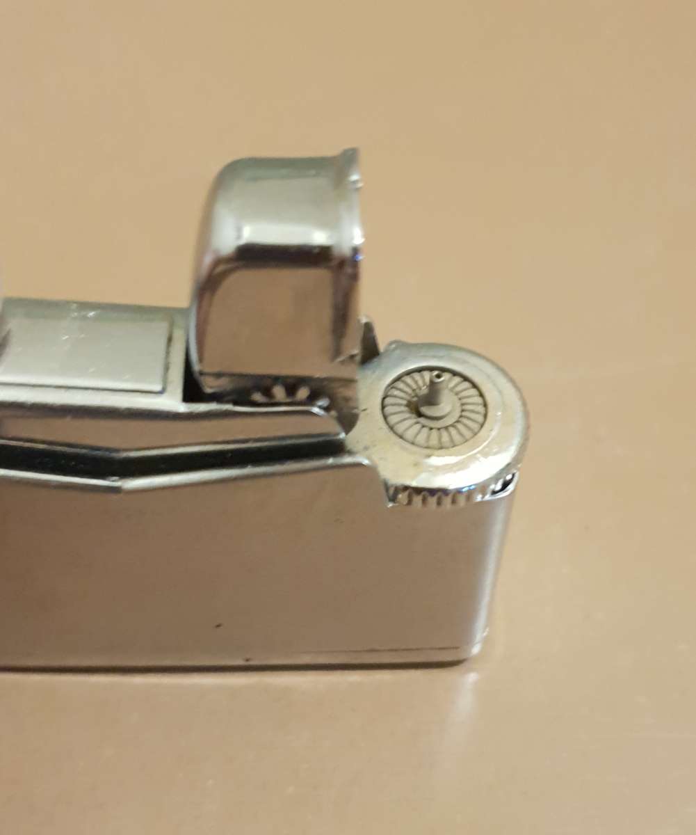 Vintage Nichika Japan Jet Flame Patented Liquid Gas Lighter Unused