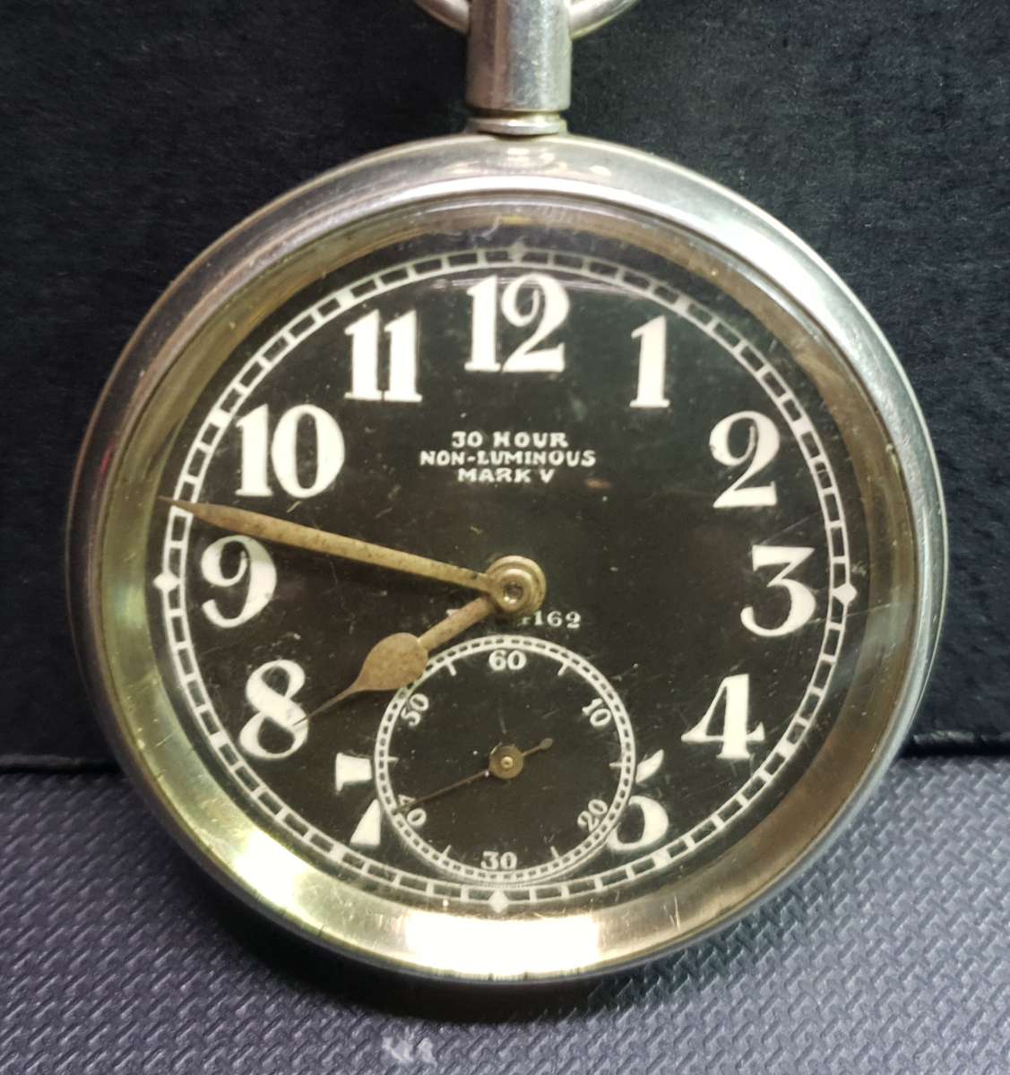 Rare Electa 30 Hour Non Luminous Mark V - World War I British Army RFC Pilots official Pocket watch