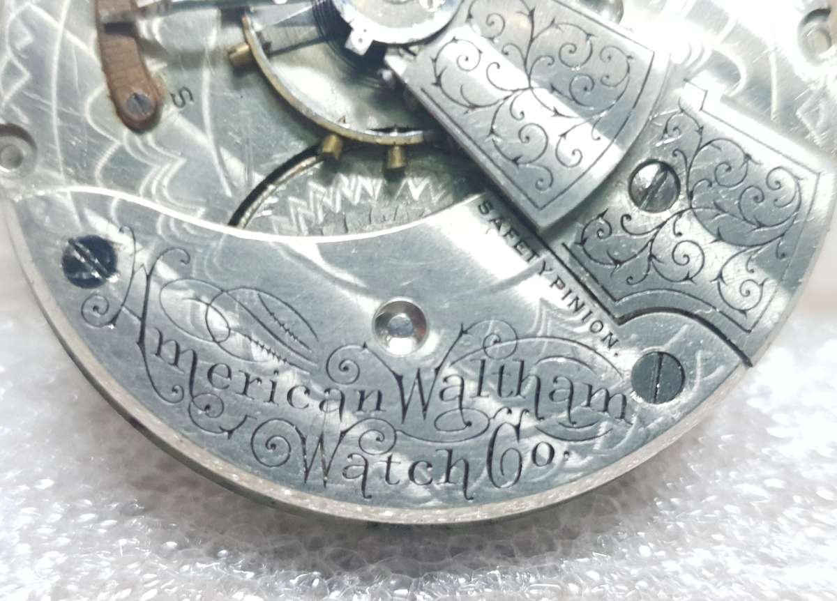 American Waltham Massachusetts Pocket watch mechanism only