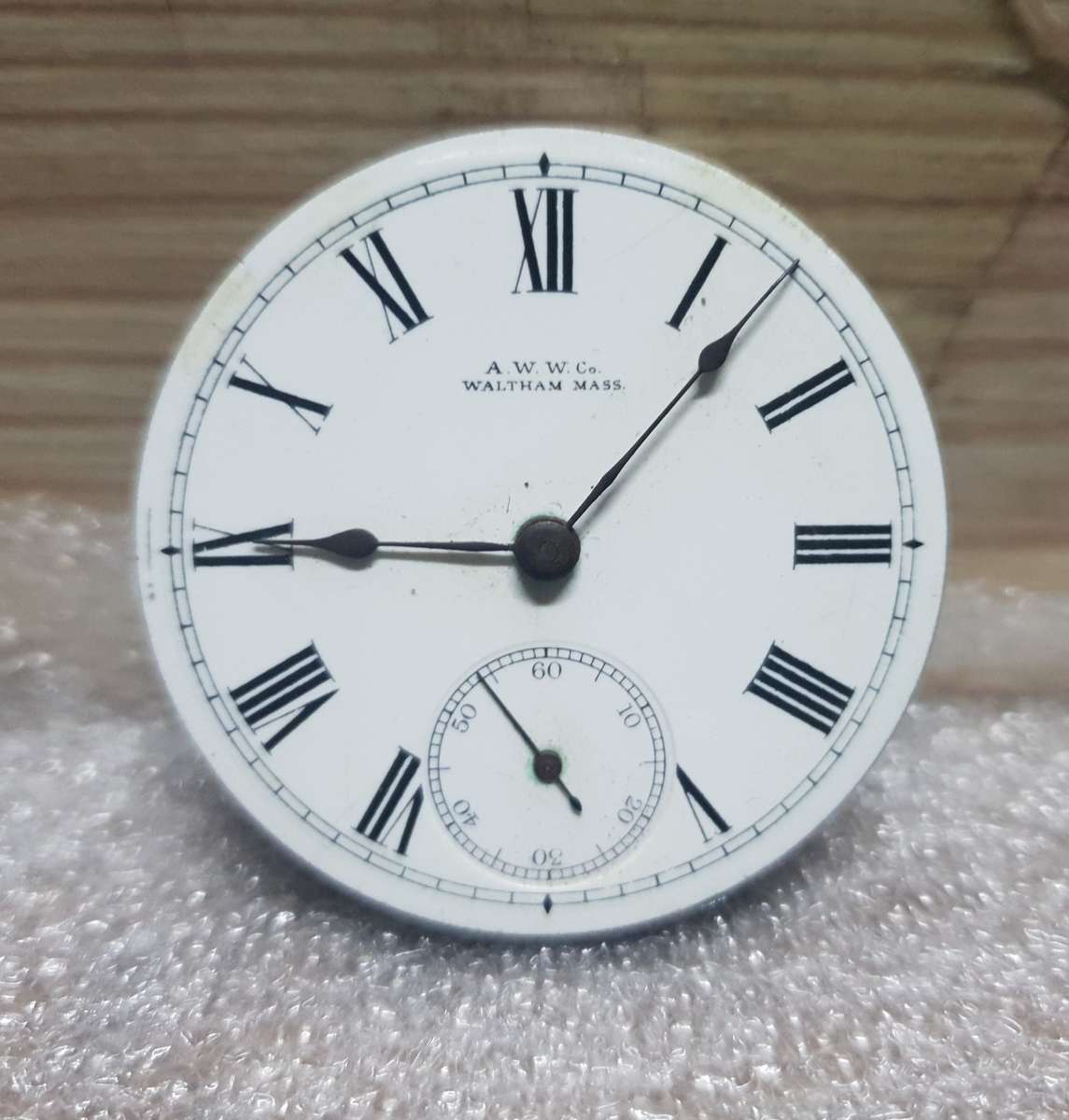 American Waltham Massachusetts Pocket watch mechanism only