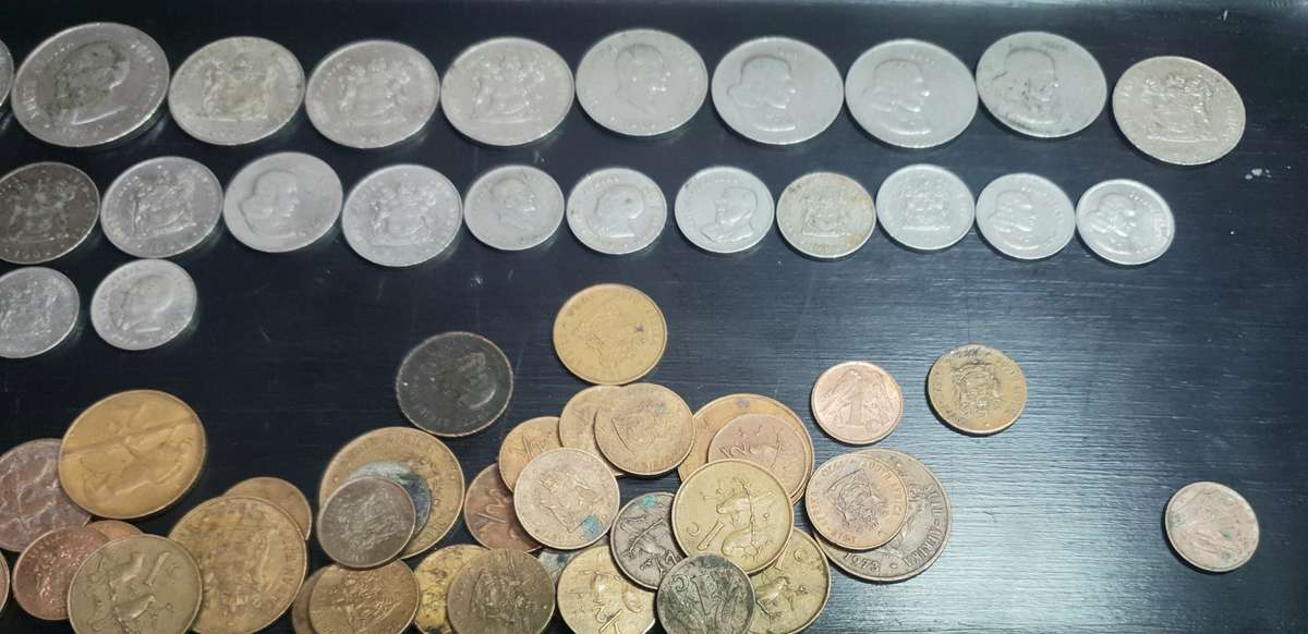 Job Lot South African Coin Collection  including some coins from 1965 - First decimal series
