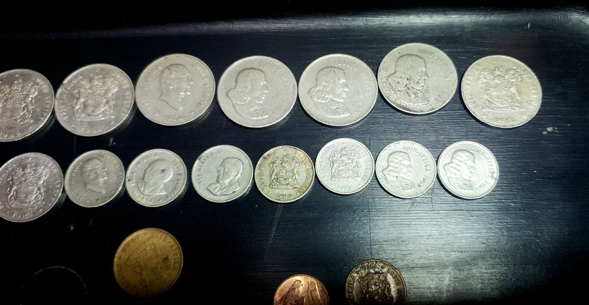 Job Lot South African Coin Collection  including some coins from 1965 - First decimal series