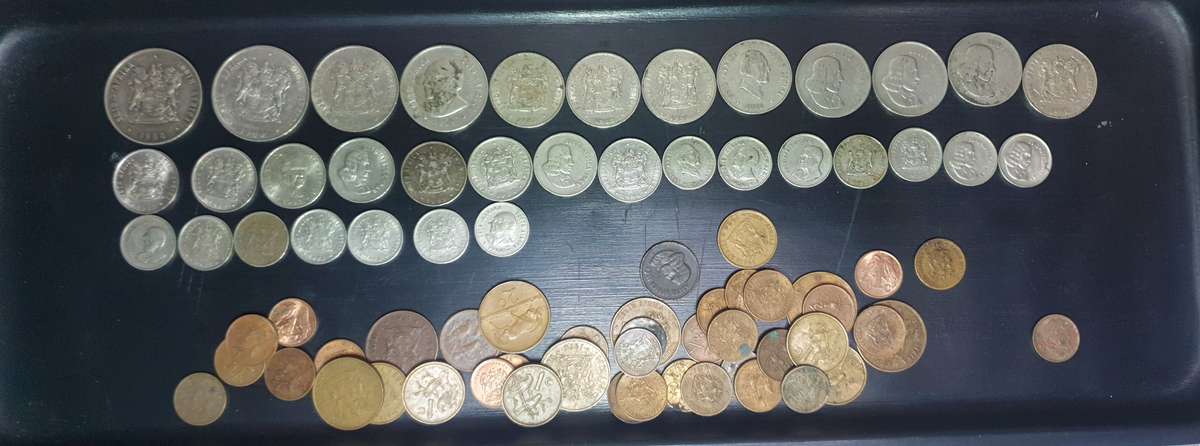 Job Lot South African Coin Collection  including some coins from 1965 - First decimal series
