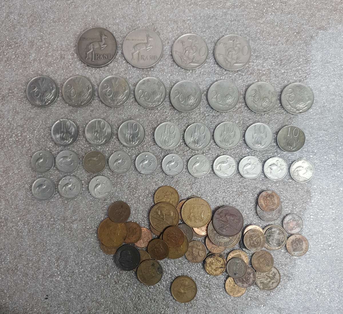 Job Lot South African Coin Collection  including some coins from 1965 - First decimal series