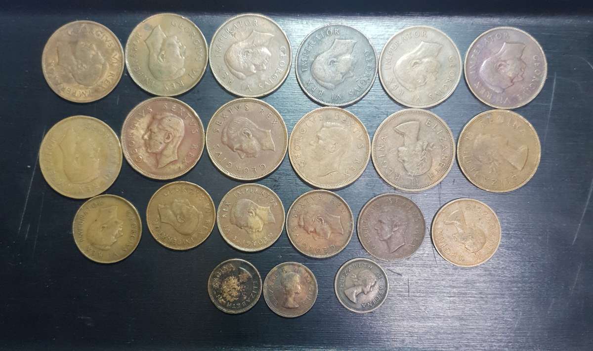Union of South African One Penny, Half Penny & Farthings collection in excellent condition
