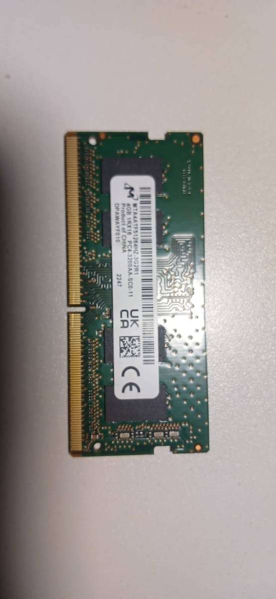 Micron MTA4ATF5126HZ-3G2J1 4GB PC4 3200MHz SO-DIMM OEM Laptop Memory