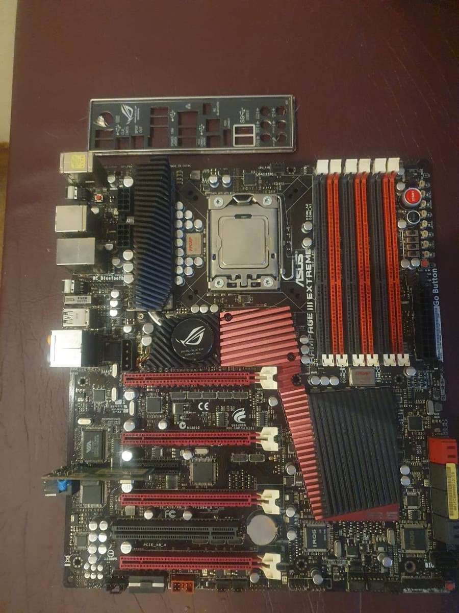 Asus Rampage III Extreme gaming motherboard with Intel Xeon E5504 CPU