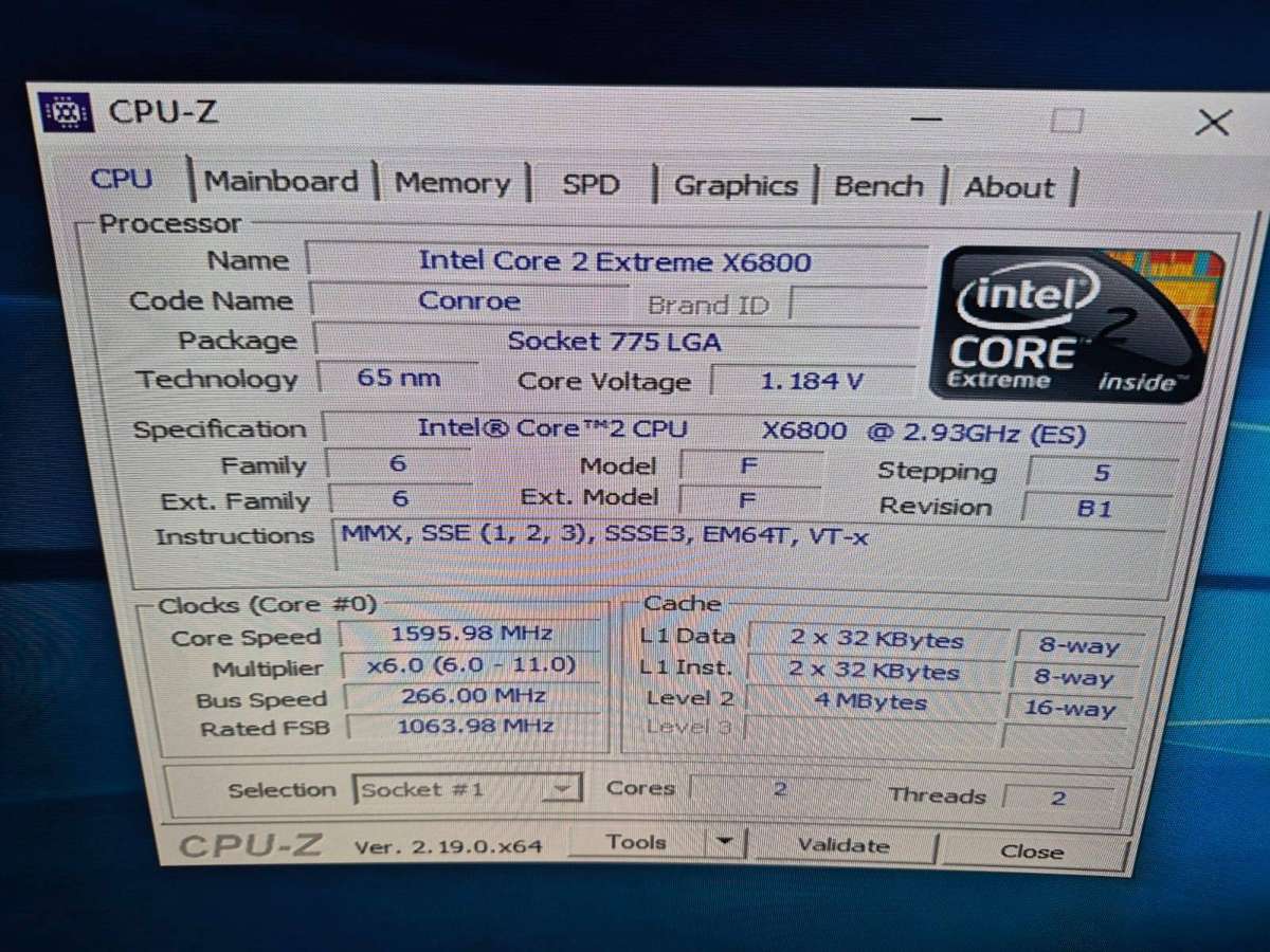 Intel Core 2 Extreme X6800