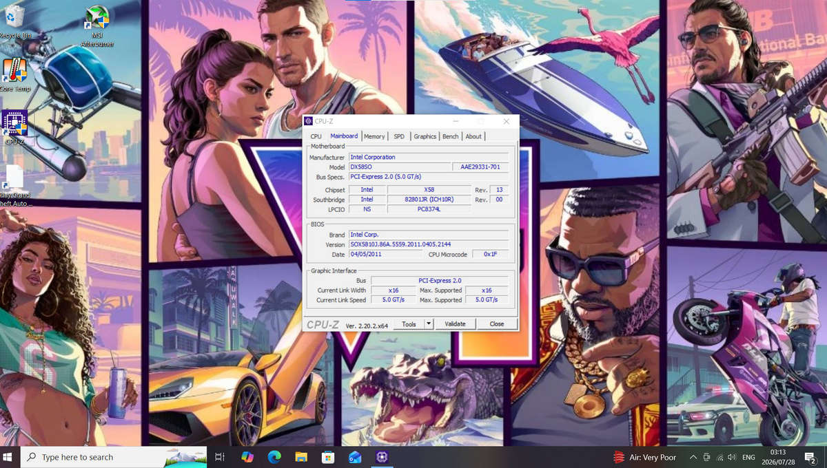 Intel DX58SO + Xeon X5675 + 12GB DDR3 RAM + PC Case