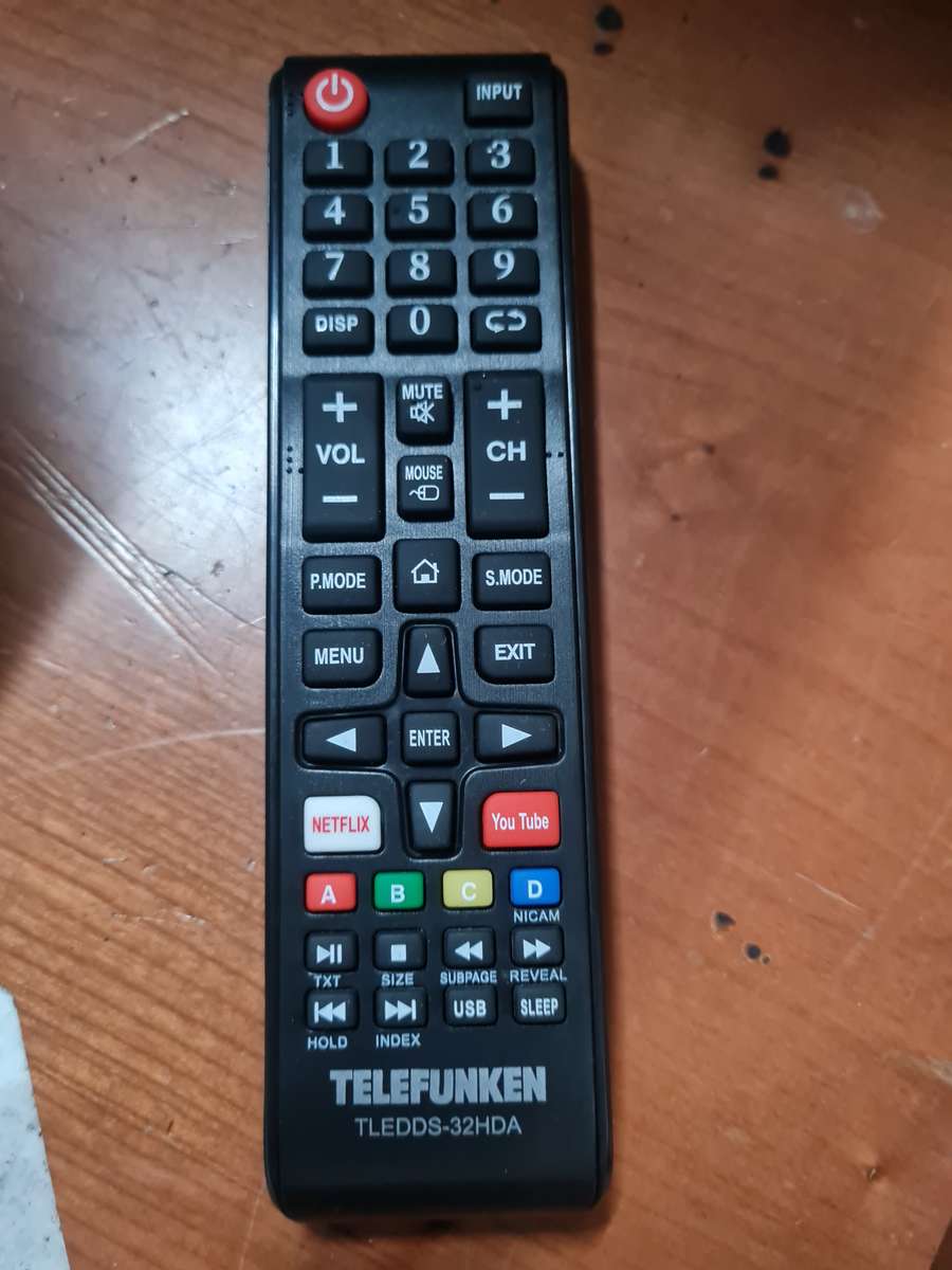 TELEFUNKEN TLEDDS-32HDA SMART TV REMOTE