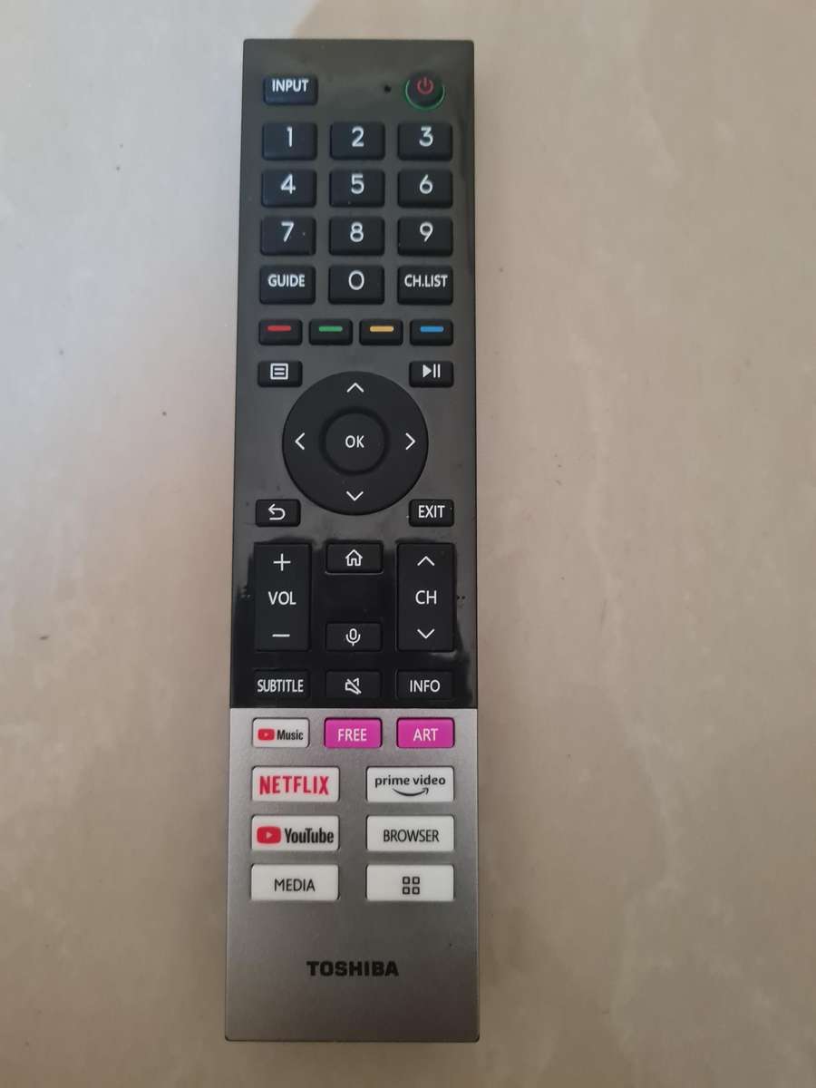 TOSHIBA VOICE CONTROL SMART TV REMOTE CONTROL