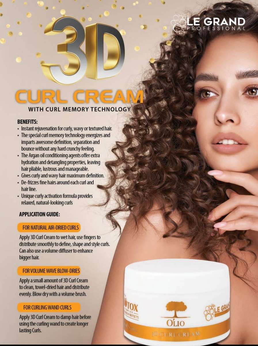 Le Grand Botox Olio 3D Curl Cream - 250ml