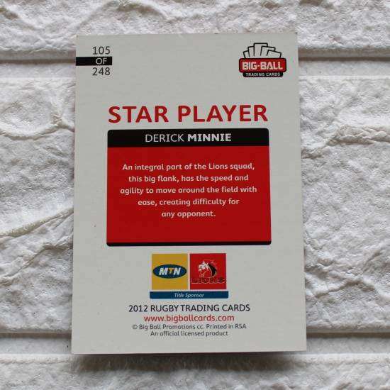 Derick Minnie- Star Player - Big Ball Trading Cards