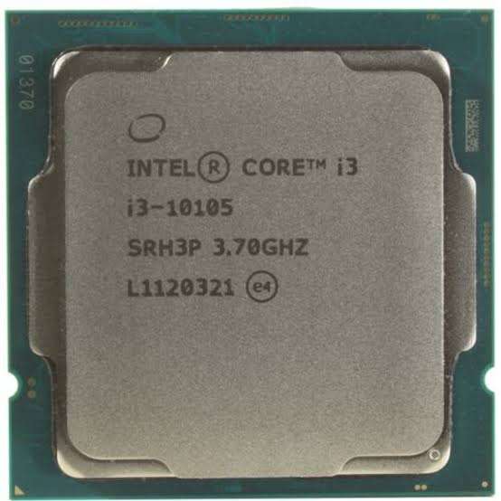 *I3 10105 @ 3.7Ghz *