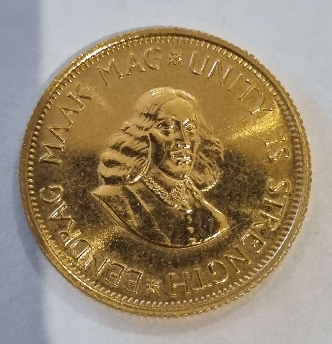 22CT GOLD 2R COIN 1966