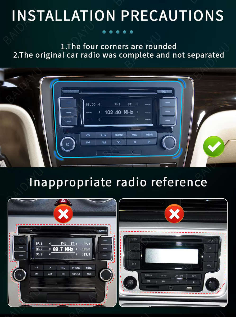 VW 9" Android Head Unit 4GB 64GB Universal Polo 6 Amarok Golf Caddy Tiguan Jetta