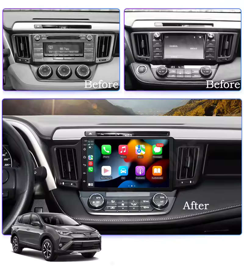 Toyota RAV4 2013-2017 9" 4GB 64GB Android Head Unit