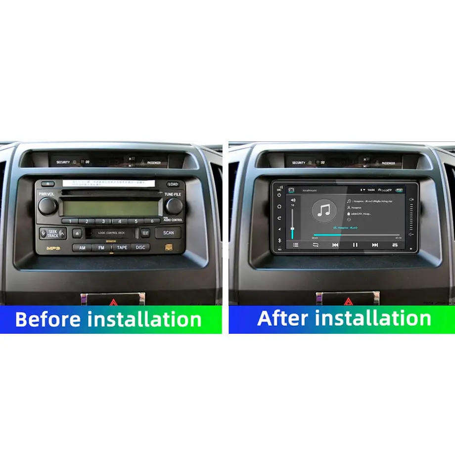 Toyota Universal 7" 4GB 64GB Android Navigation - Fortuner Hilux Avanza Etios Yaris Rush RAV4