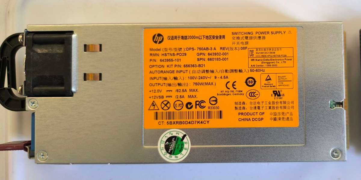 HP 750w Switching Power Supply