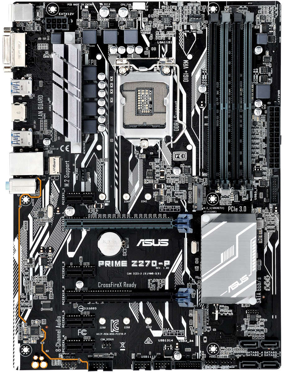 Asus PRIME Z270-P Socket 1151 motherboard