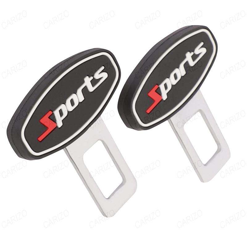 Car Seat Belt Clip 2pcs Seat Belt Alarm Canceller Seat Belt Buckle in Metal Car Seat Belt Clip 2p