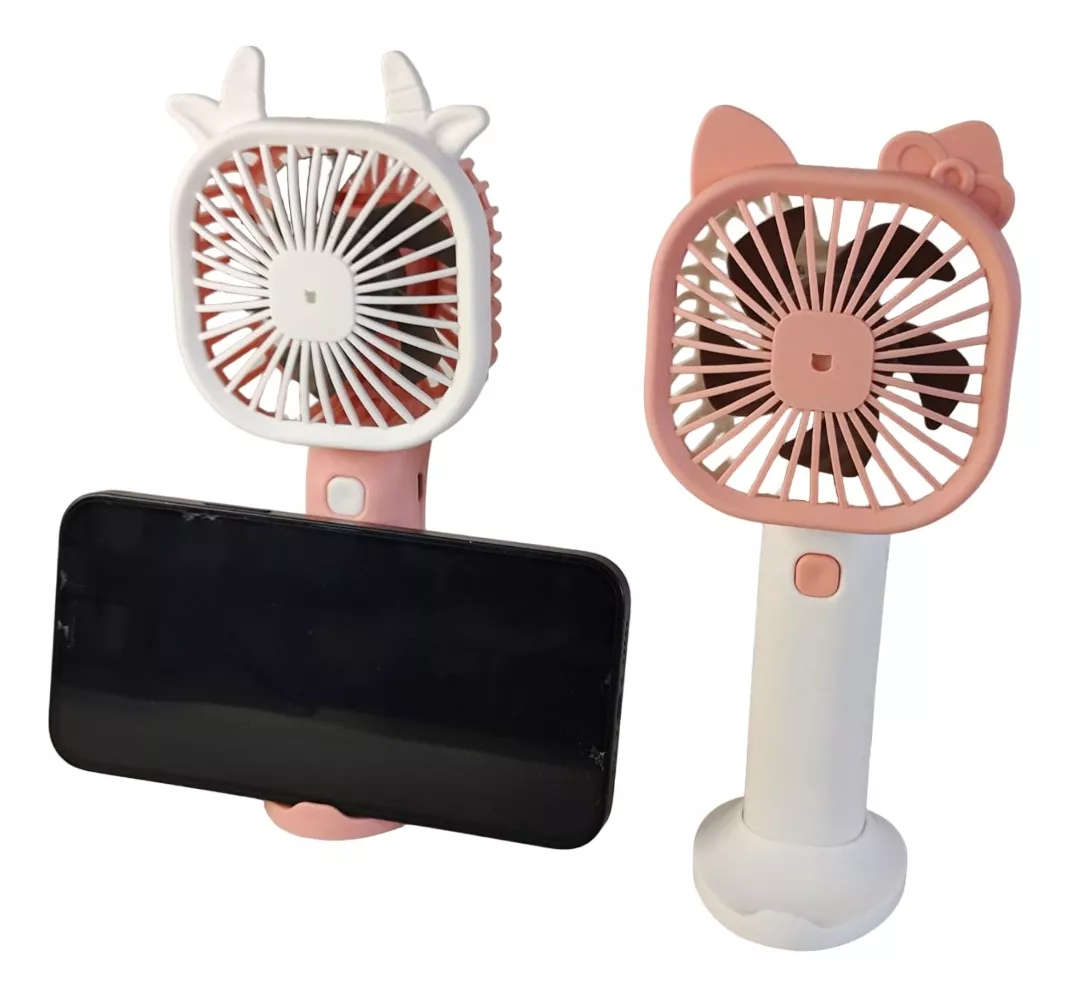 Mini Rechargeable Fan Table Office Portable USB Base #1