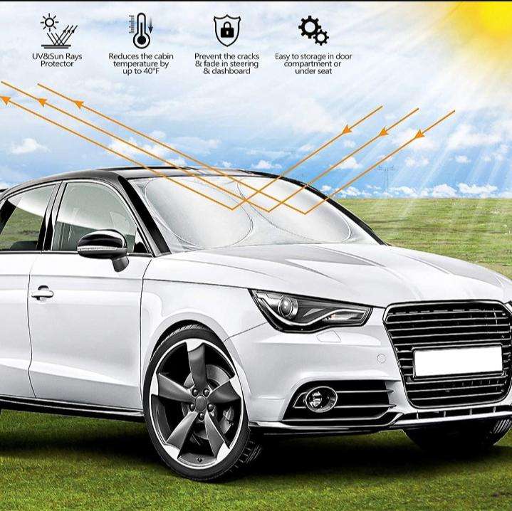 150 x 70cm Front Spring Sun Shade Large - HB