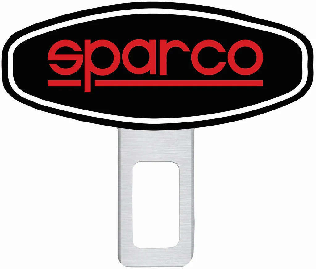 Sparco Premium Quality Car Metal Seat Belt Buckle & Alarm Stopper Replacement Kit -Set of 2 Pcs