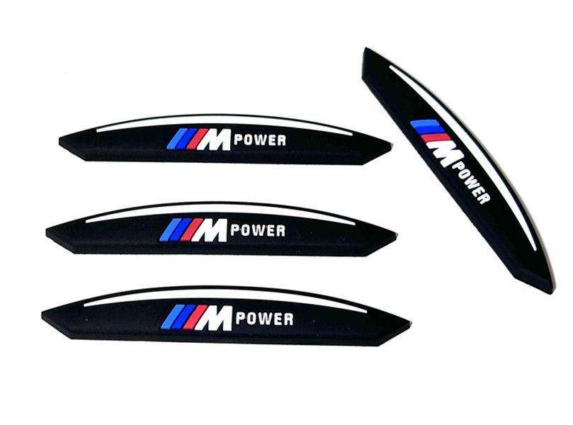 Car Door Guards Protector Curved Compatible with BMW - M Power