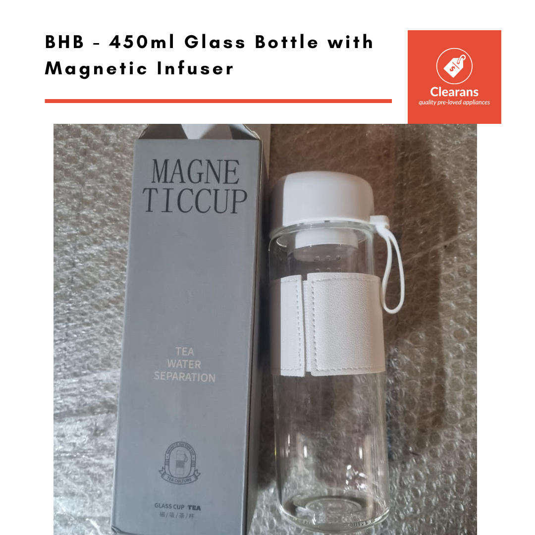 BHB -  450ml Glass Bottle with Magnetic Infuser