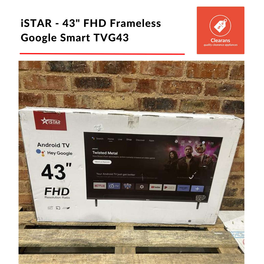 iSTAR - 43" FHD Frameless Google Smart TV (Android 11.0)