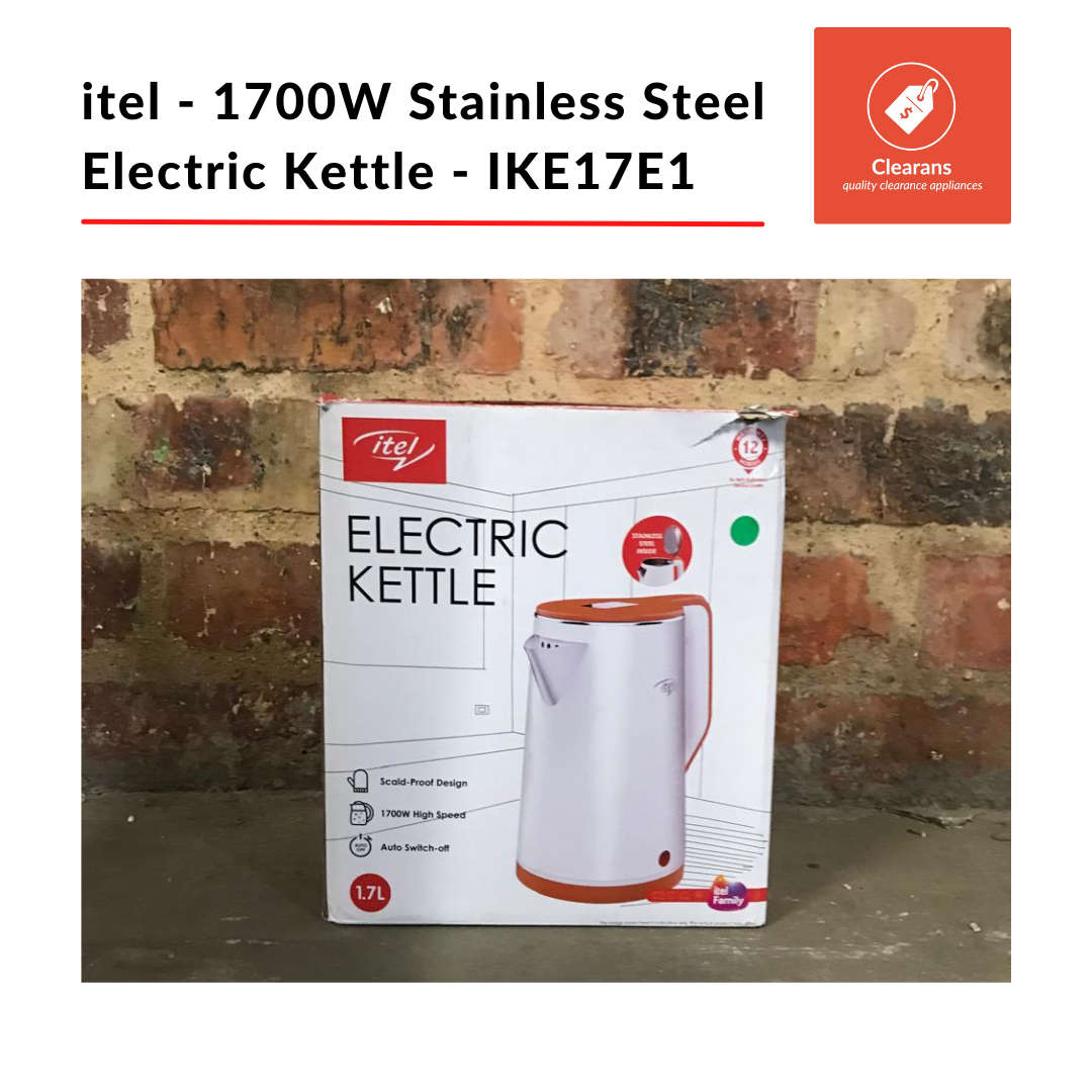 itel - 1700W Stainless Steel Electric Kettle