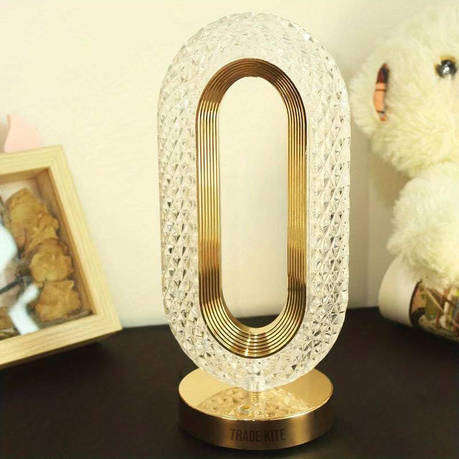 Trade Kite USB Charging Crystal Diamond Touch Lamp - 3-Way Dimmable LED