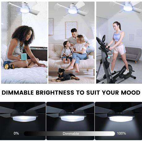 Trade Kite Socket Fan Light - Ceiling Fan with LED Bulb & Remote Control