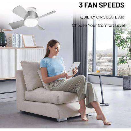 Trade Kite Socket Fan Light - Ceiling Fan with LED Bulb & Remote Control