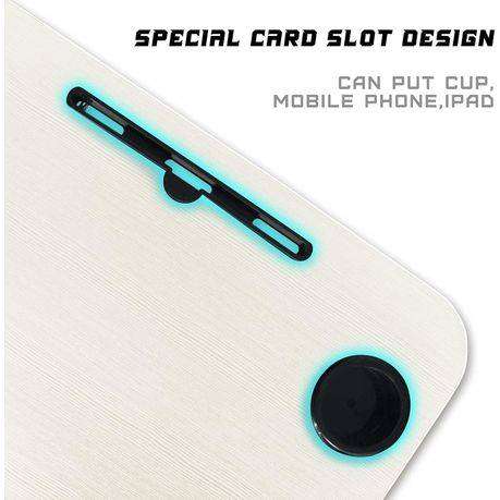 Pink Trade Kite Foldable Laptop & Snack Table, Multi-Purpos with Cup, Tab Holder