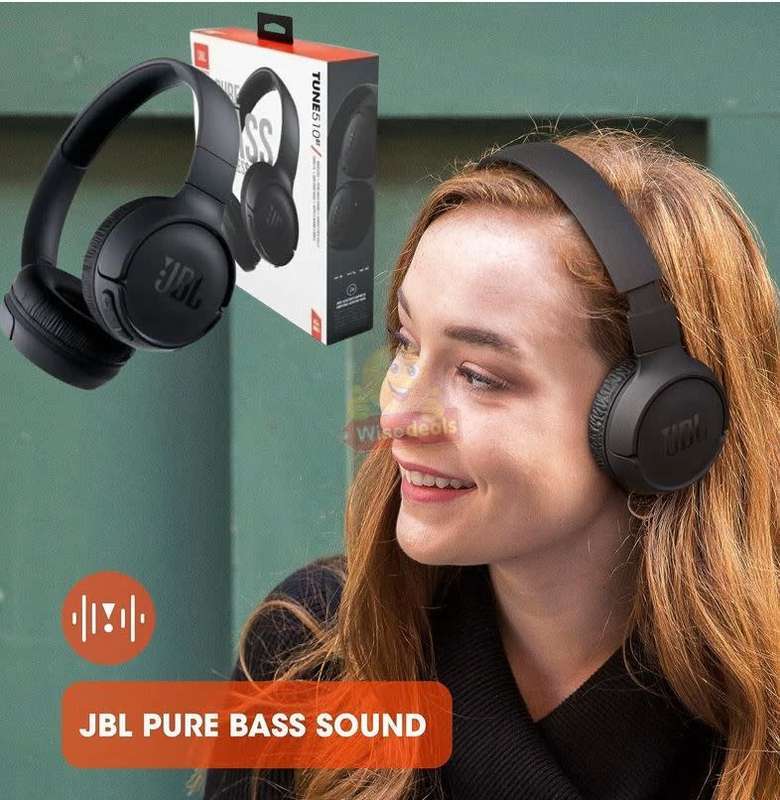 JBL Tune 510BT - Wireless Over-Ear Bluetooth Headphones
