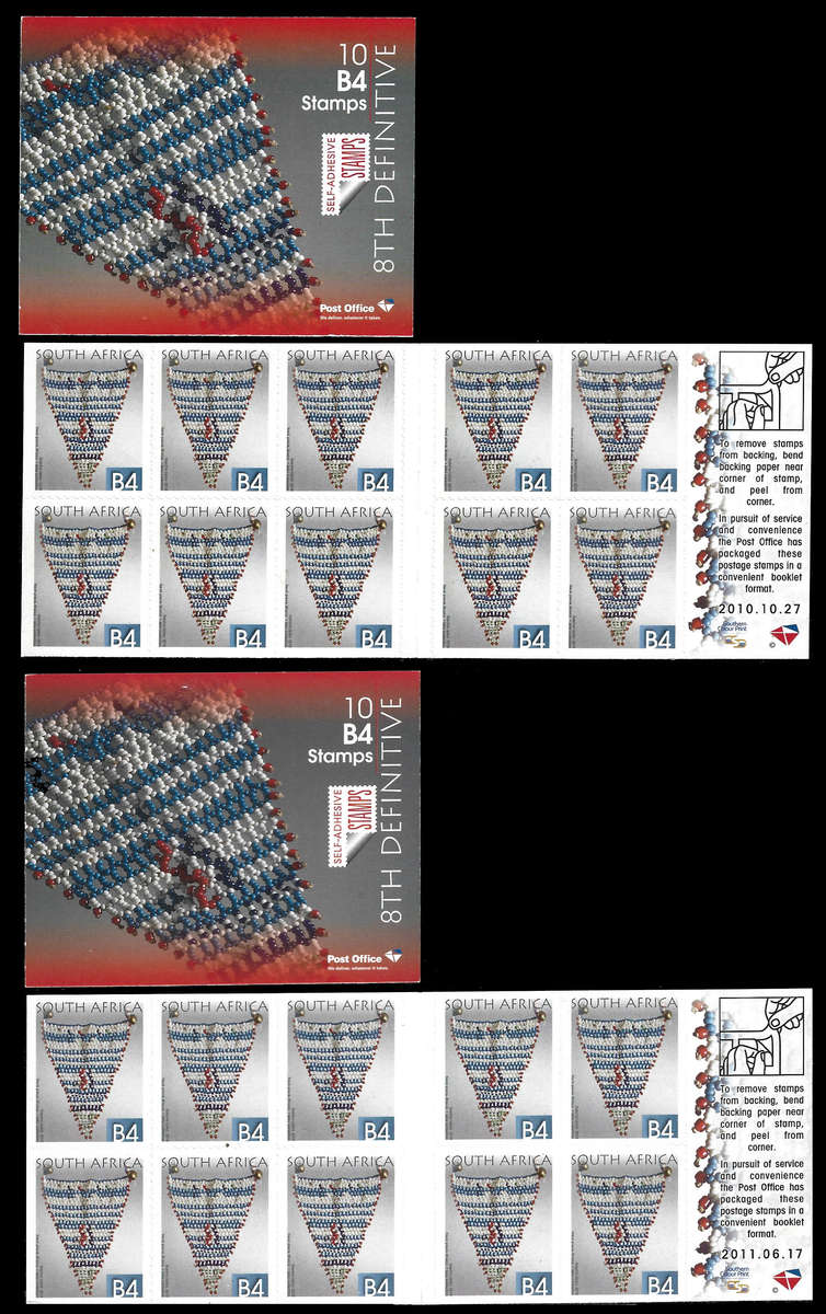 2010/2011 8th Def B5 (2) and B4 (2) Booklets, 4 Booklets in total