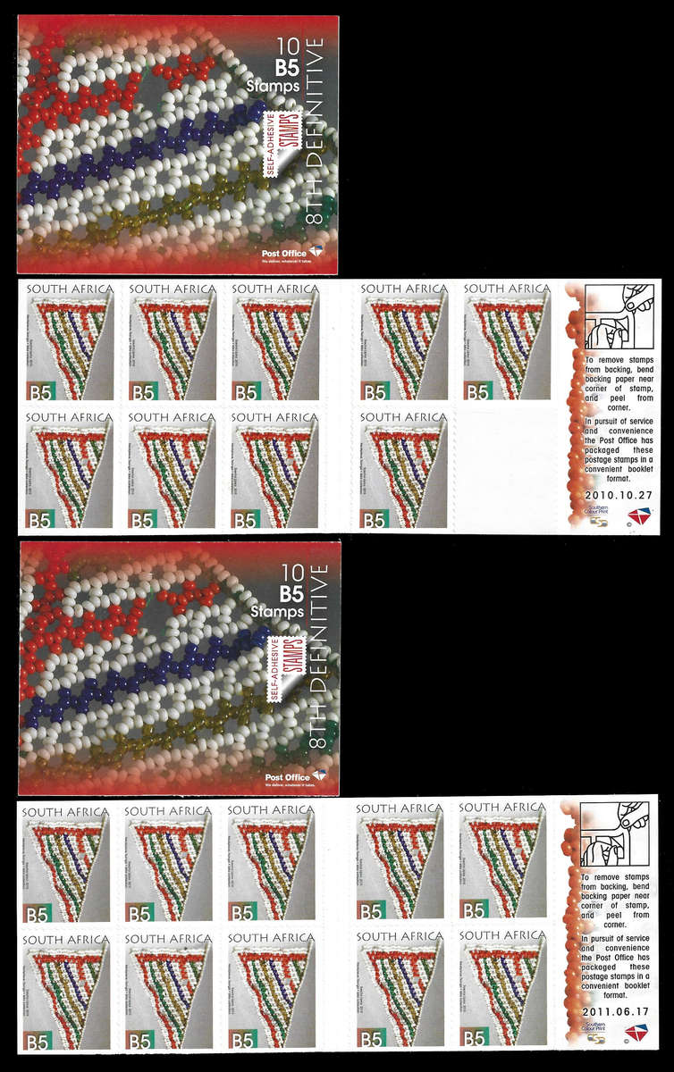 2010/2011 8th Def B5 (2) and B4 (2) Booklets, 4 Booklets in total